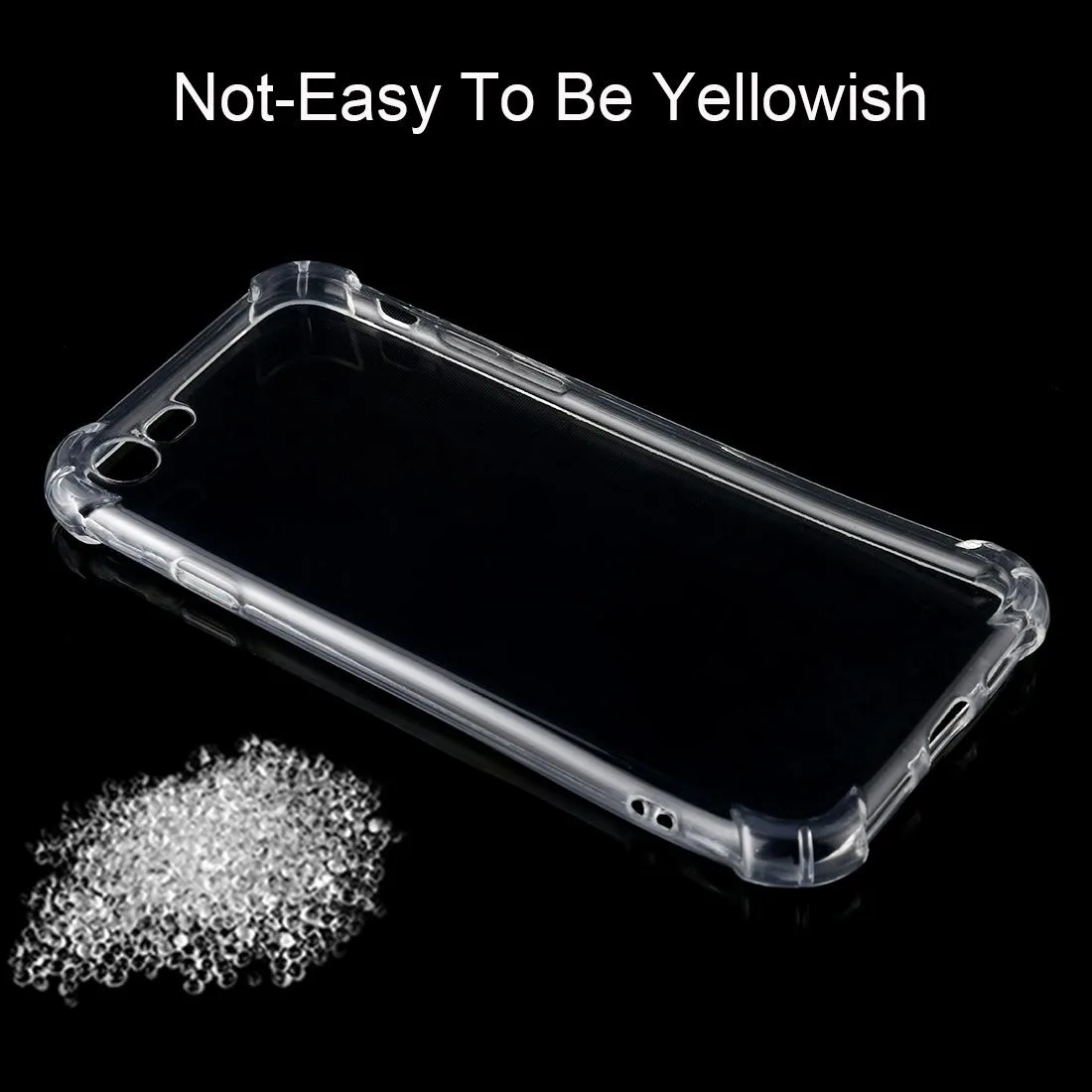 For iPhone 8 & 7 Shock-resistant Cushion TPU Protective Case(Transparent)