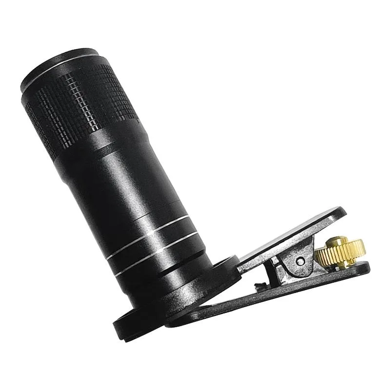 HAUTIK HK-005 Universal 12X 20mm F1.8 Telephoto Lens with Clip, For iPhone, Galaxy, Sony, Lenovo, HTC, Huawei, Google, LG, Xiaomi, other Smartphones and Ultra-thin Digital Camera