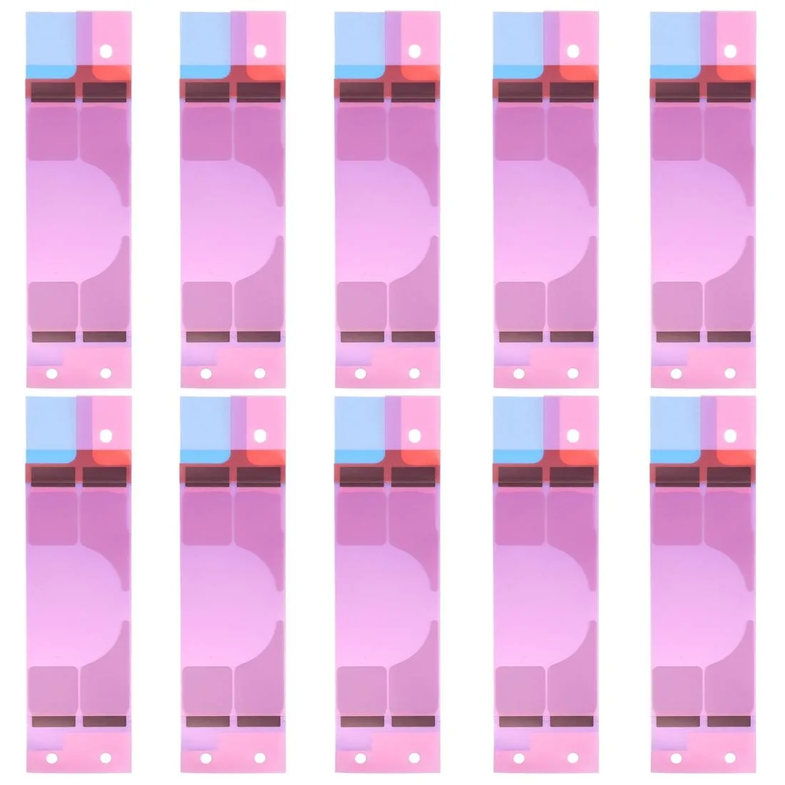 10 PCS for iPhone 8 Plus Battery Adhesive Tape Stickers