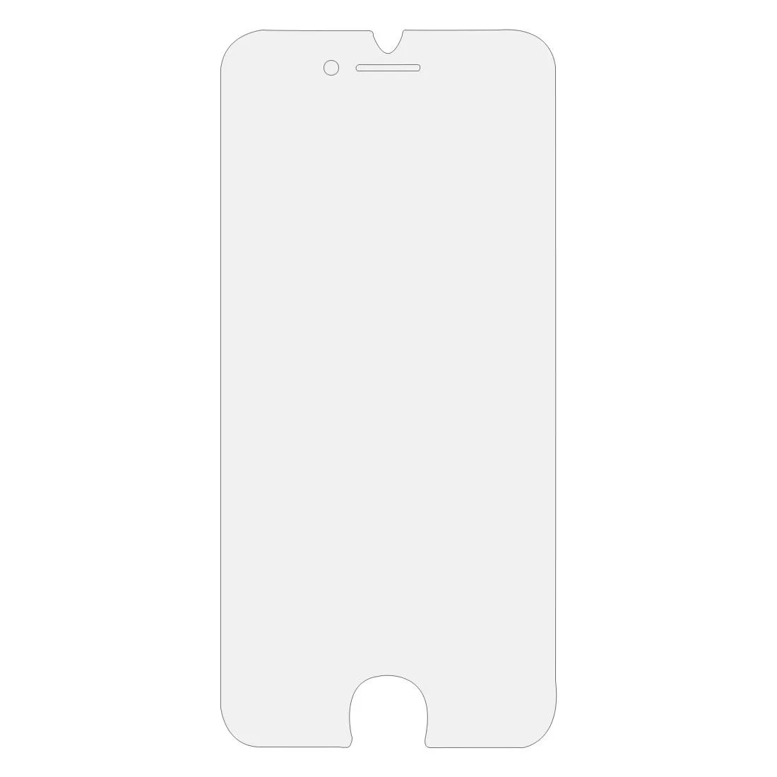 For iPhone SE 2022 / SE 2020 Large Arc EdgeTempered Glass Film