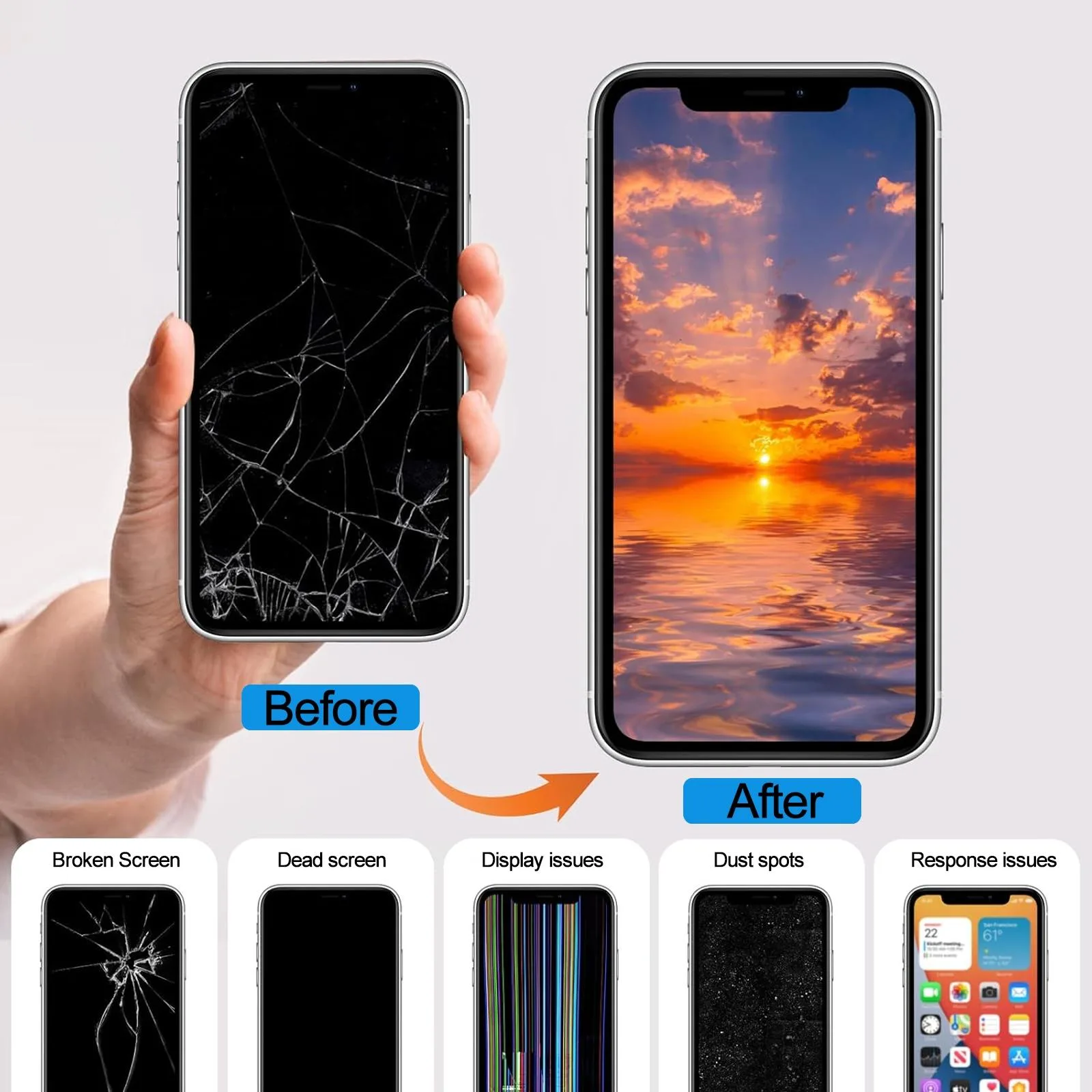 For iPhone XR Original LCD Screen