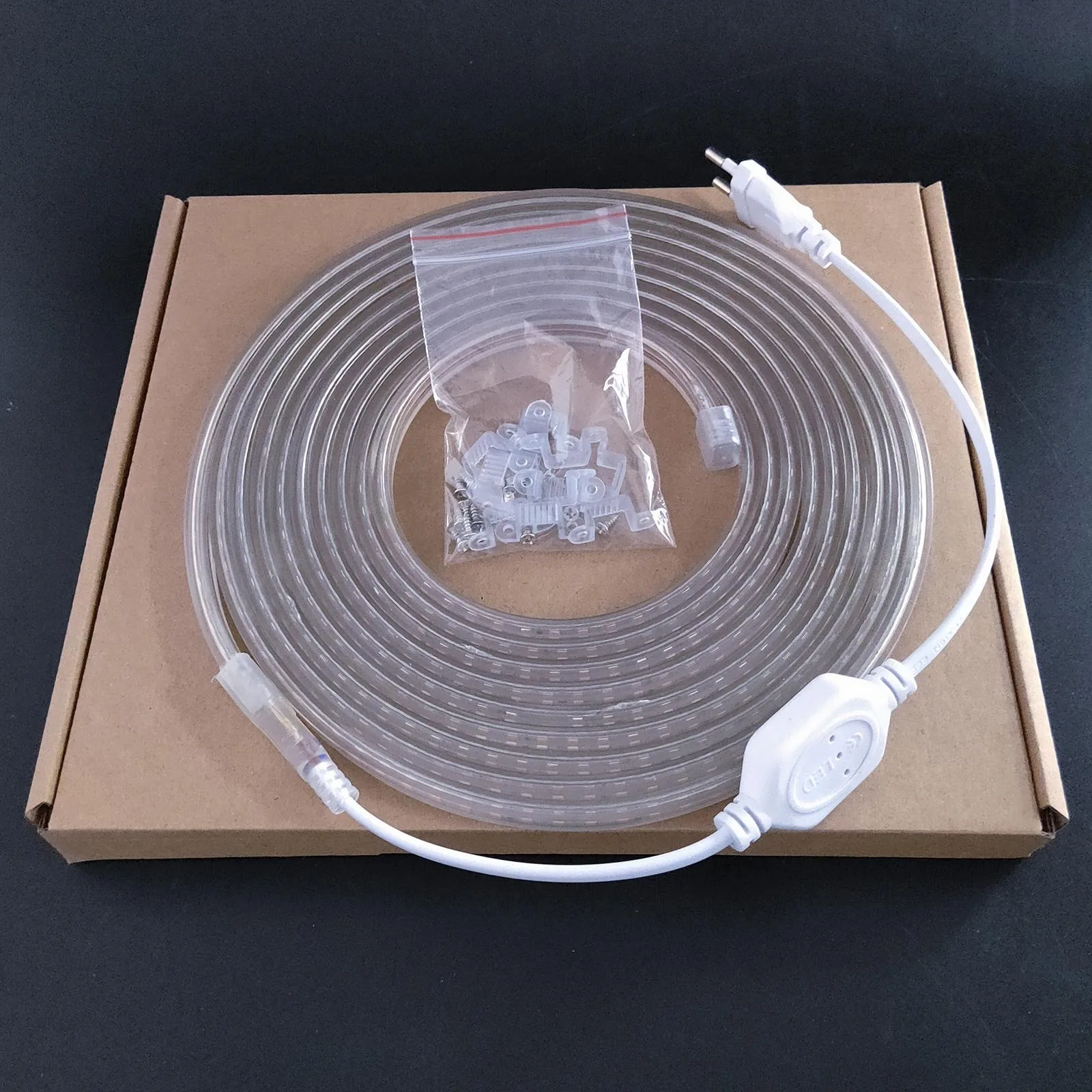 SMD 2835 1200 LEDs Strip Light, AC 220V-240V, EU Plug