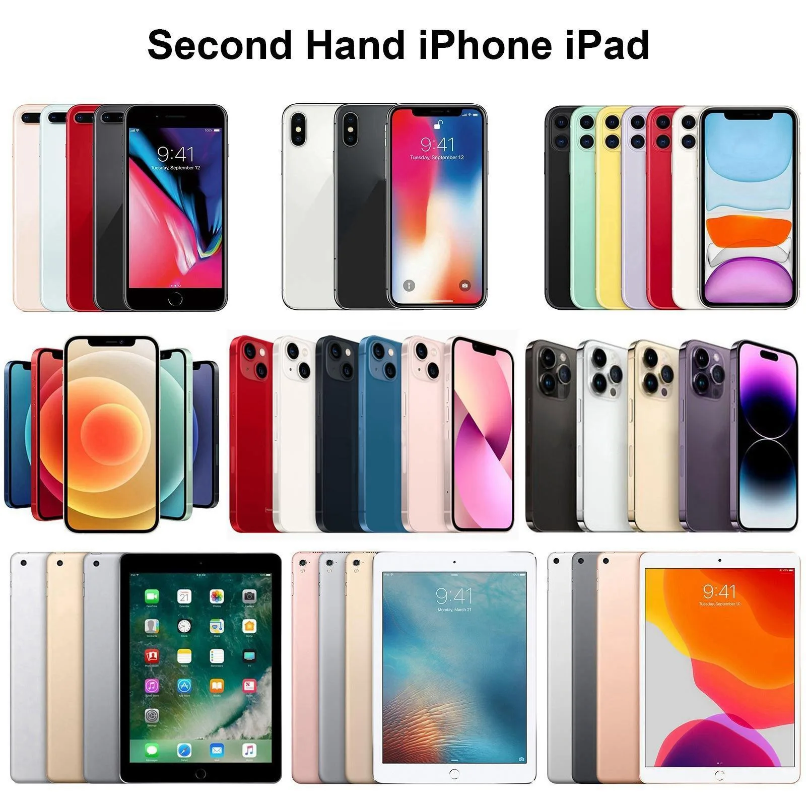 [HK Warehouse] Apple iPhone 13 Pro 512GB Unlocked Mix Colors Used A Grade