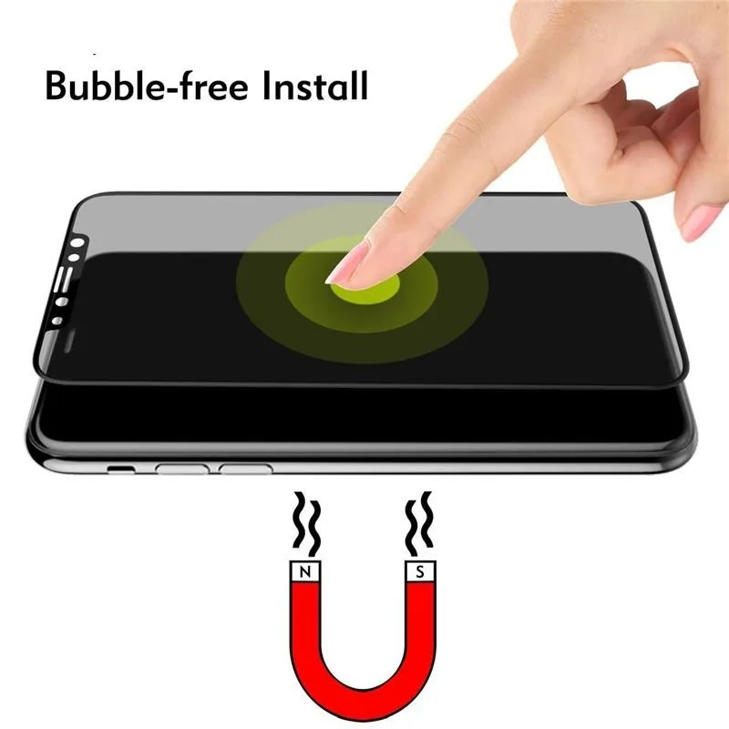 Full Cover Anti-spy Tempered Glass Film for Huawei P30
