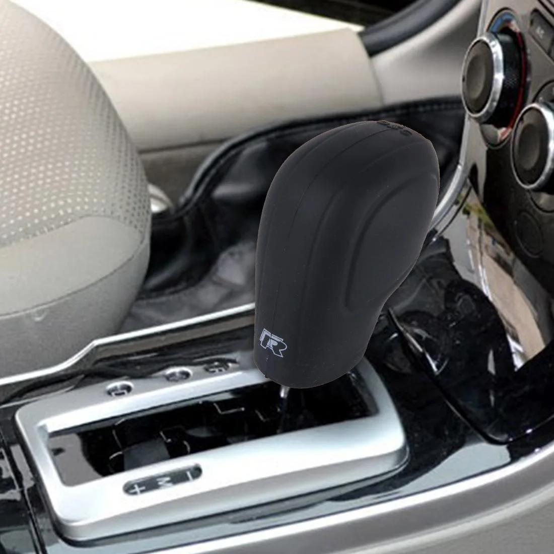 Rubber Car Hand Brake Head Cover Shift Knob Gear Stick Cushion Cover Car Accessory Interior Decoration Pad