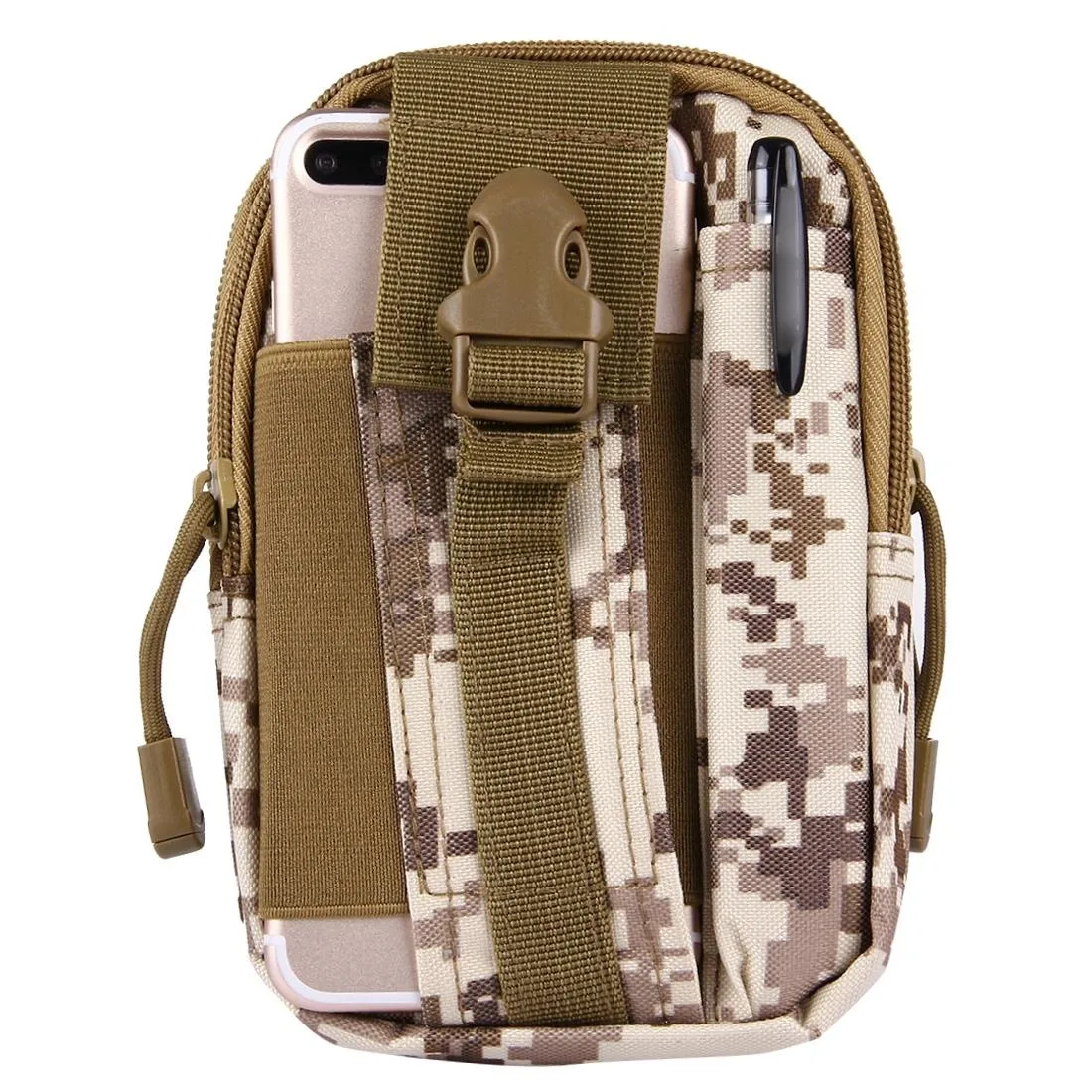 Stylish Multifunctional Outdoor Sports Running Hiking Riding Travelling Waist Bag Phone Camera Protective Case Card Pocket Wallet with Belt Bandage Binding Tape