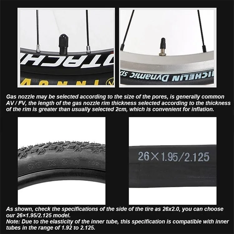 PROMEND 27.5 x 1.95 AV Mountain Bike Butyl Pneumatic Inner Tube