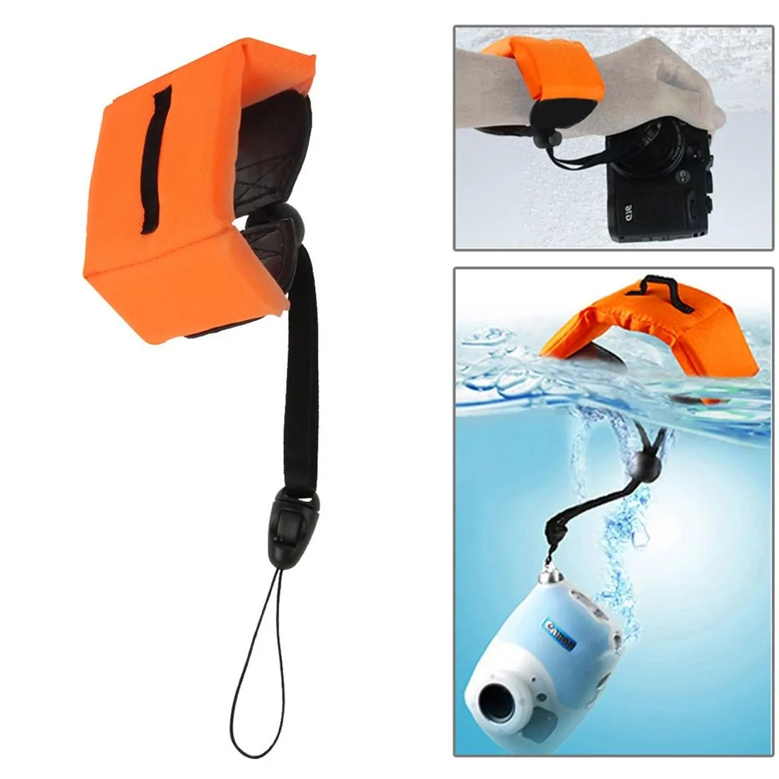 PULUZ 14 in 1 Surfing Accessories Combo Kits with EVA Case (Bobber Hand Grip + Floaty Sponge + Quick Release Buckle + Surf Board Mount + Floating Wrist Strap + Safety Tethers Strap + Storage Bag ) for GoPro, Insta360, DJI and Other Action Cameras