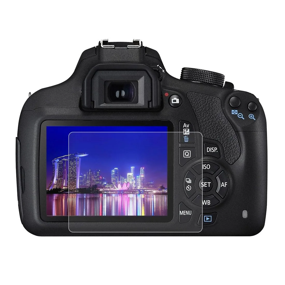 PULUZ 2.5D 9H Tempered Glass Film for Canon 1200D (KISS X70), Compatible with Canon 1100D / 1300D (KISS X80) / 1500D (KISS X90) / T7 1400D
