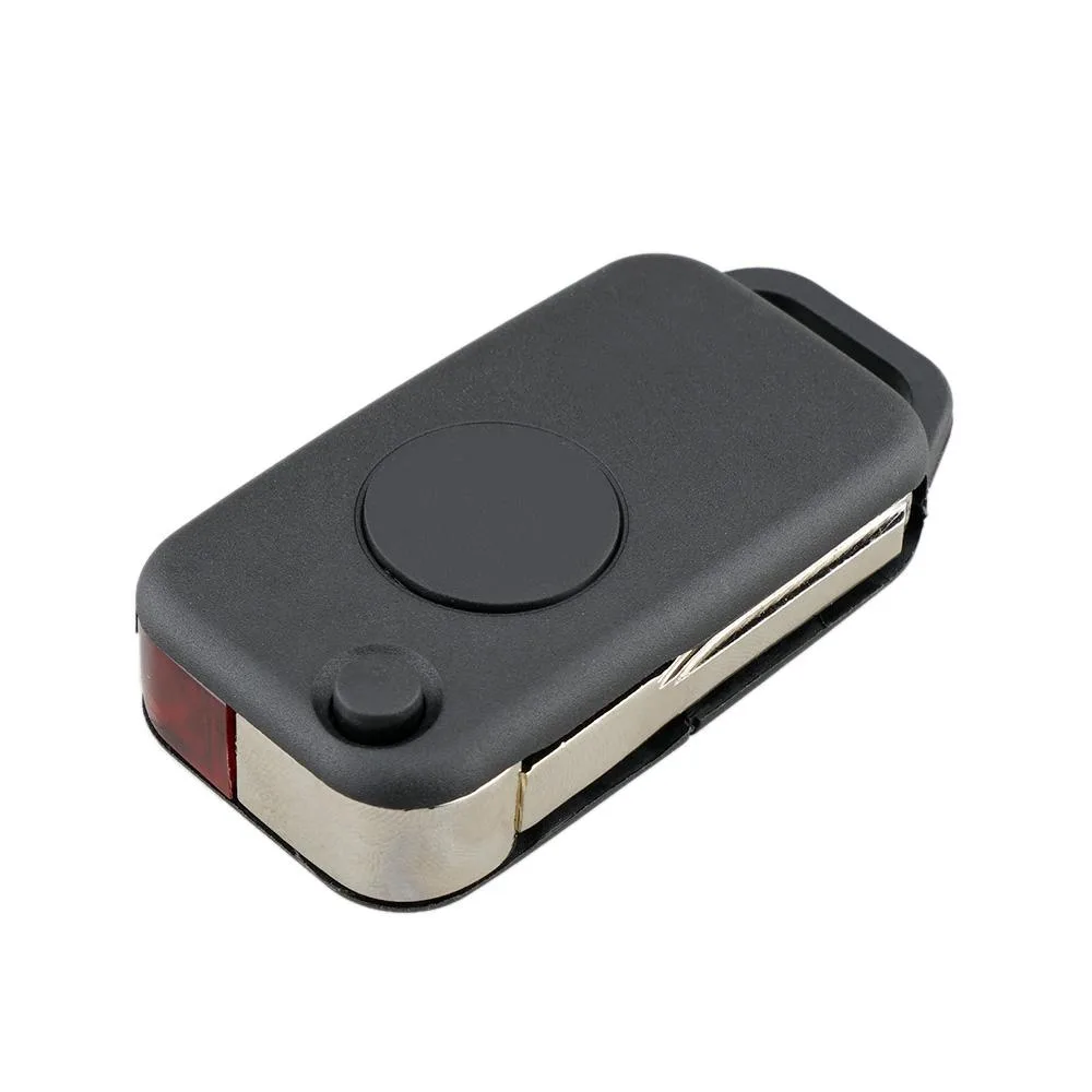 For Mercedes-Benz Car Keys Replacement 1 Button Car Key Case with Foldable Key Blade