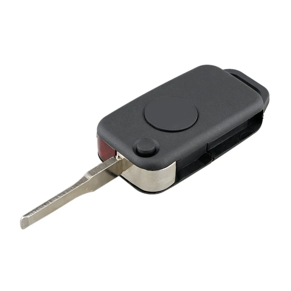 For Mercedes-Benz Car Keys Replacement 1 Button Car Key Case with Foldable Key Blade