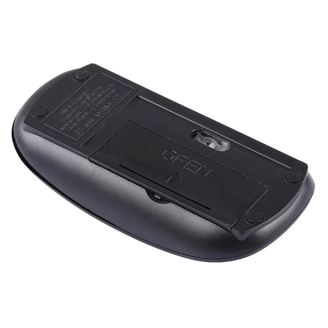 2.4GHz Wireless Ultra-thin Laser Optical Mouse with USB Mini Receiver, Plug and Play