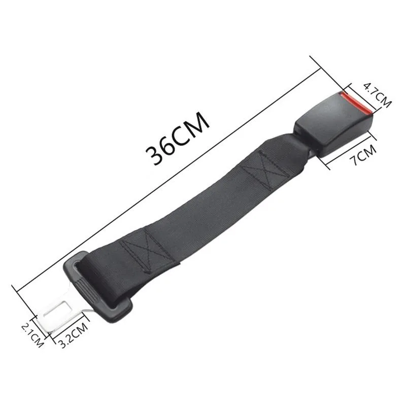 Universal Car Seat Belt Extension Strap, Length: 36cm