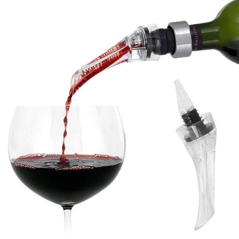 Fashion Olecranon Wine Pourer/Rapid Decanter(Transparent)
