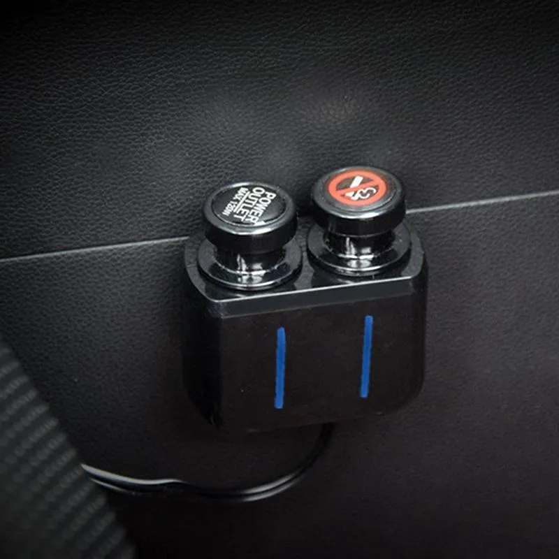 2 PCS / Set Car Cigarette Lighter Dust Cover Plug
