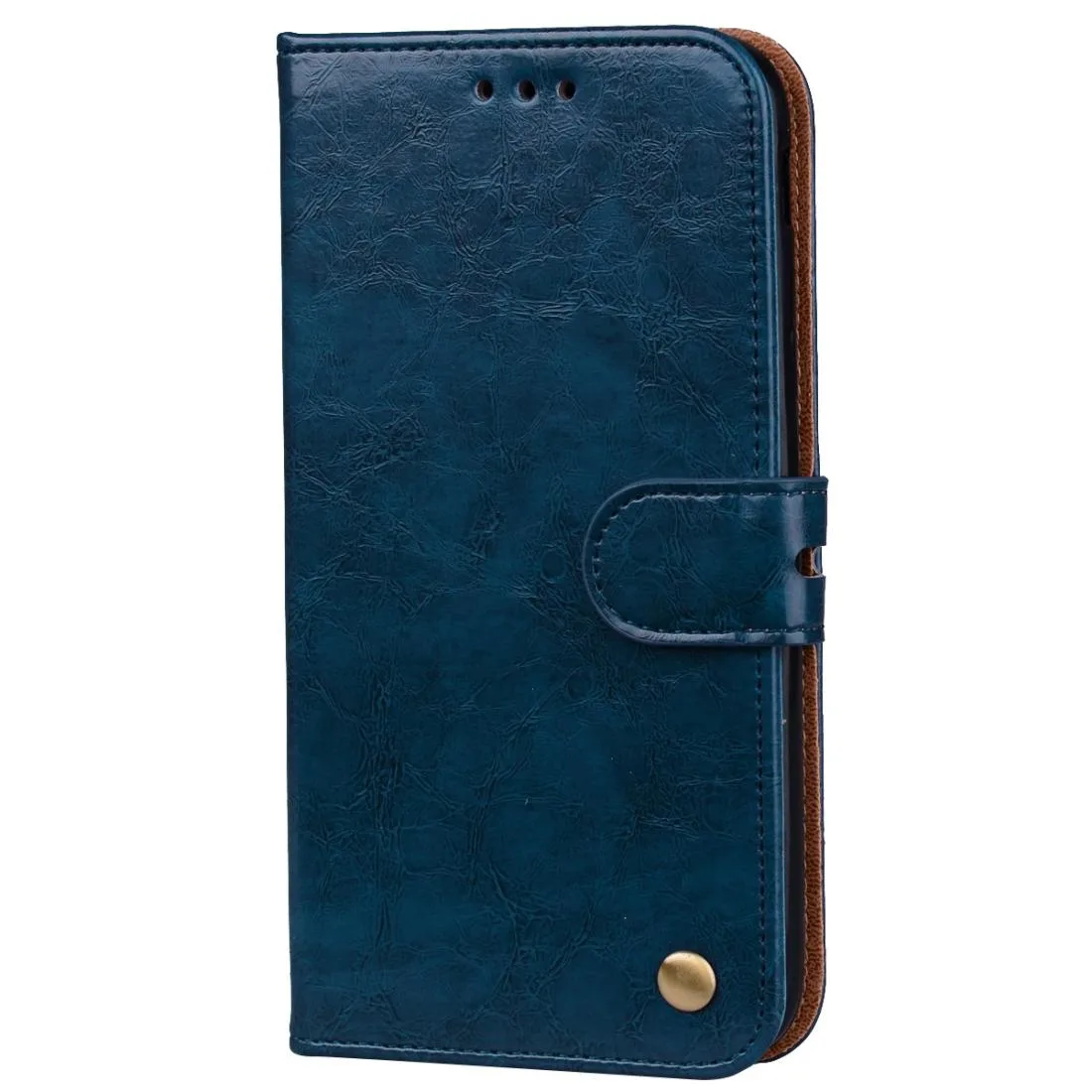For Samsung Galaxy J5 (2017) / J530 (EU Version) Business Style Oil Wax Texture Horizontal Flip Leather Case with Holder & Card Slots & Wallet